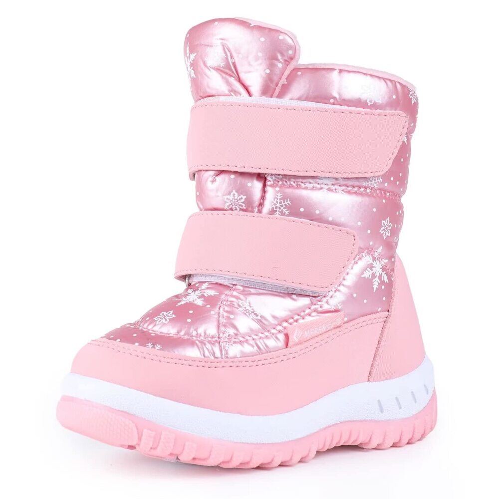 FANTURE WINTER SNOW BOOTS FOR BOY AND GIRL OUTDOOR WITH FUR LINED(TODDLER/LITTLE